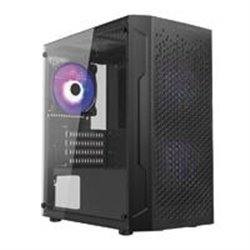 BR-936118 GABINETE GAMER BALAM RUSH ARTIC GI725 / MINI TORRE / MICRO ATX, MINI ITX / VENTILADOR RGB / PANEL CRISTAL TEMPLADO, ME