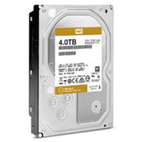 WD4003FRYZ DISCO DURO INTERNO WD GOLD 4TB 3.5 ESCRITORIO SATA3 6GB/S 256MB 7200RPM 24X7 HOTPLUG NAS DVR NVR SERVER DATACENTER
