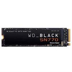 WDS250G3X0E UNIDAD DE ESTADO SOLIDO SSD INTERNO WD BLACK SN770 250GB M.2 2280 NVME PCIE GEN4 LECT.4000MB/S ESCRIT.2000MB/S TBW20