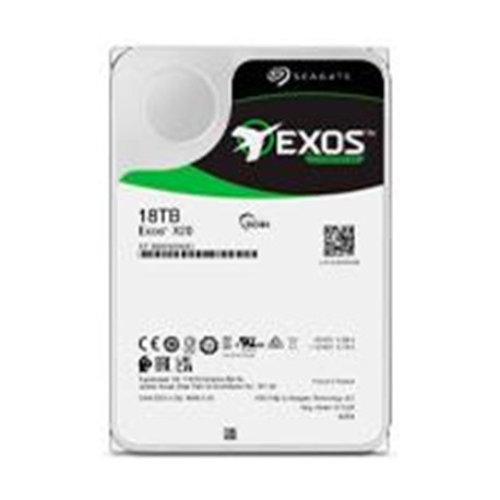 ST18000NM003D DISCO DURO INTERNO SEAGATE EXOS X20 18TB 3.5 ESCRITORIO SATA3 6GB/S 256MB 7200RPM 24X7 HOTPLUG NAS-NVR-SERVER-DATA