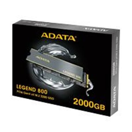 ALEG-800-2000GCS UNIDAD DE ESTADO SOLIDO SSD INTERNO 2TB ADATA LEGEND 800 M.2 2280 NVME PCIE GEN 4X4 LECT. 3500 ESCRIT.2800 MBS 