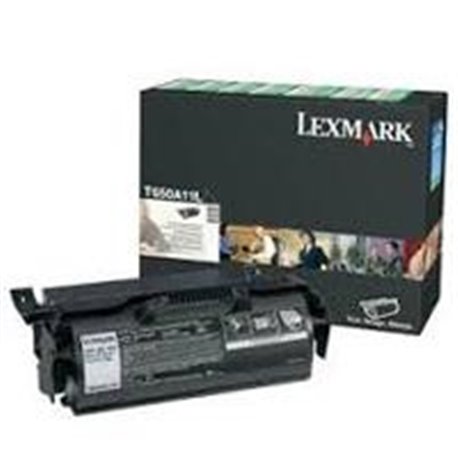 TONER LASER LEXMARK / COLOR NEGRO / RENDIMIENTO ESTANDAR / T650A11L / HASTA 7,000 PAGINAS / 5% DE COBERTURA / P/MODELOS: T656DNE
