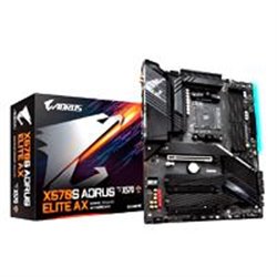 X570S AORUS ELITE AX MB GIGABYTE X570 AMD S-AM4 3A GEN/4X DDR4 3400/M.2/8X USB3.2/BLUETOOTH/ WIFI /ATX/GAMA ALTA/GAMER/RGB