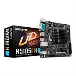 N5105I H MB GIGABYTE CPU INTEGRADO INTEL CELERON N5105 /2X SO-DIMMDDR4 2400/2133 MHZ /1 HDMI/4XUSB /MINI ITX/GAMA BASICA