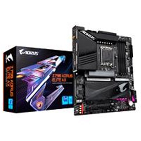 Z790 AORUS ELITE AX MB GIGABYTE Z790 AORUS ELITE INTEL S-1700 13A GEN/4X DDR5 5800/DP/HDMI/M.2/4X USB3.2/USB-C/ATX/GAMA ALTA