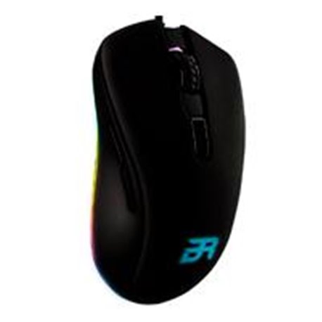 BR-923019 MOUSE GAMER BALAM RUSH THERON /ALAMBRICO / RGB / CONFIGURABLE / 8200 DPI / 5 BOTONES SCROLL / XBOX ONE - PS4 / NEGRO /