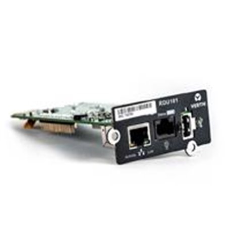 RDU101 TARJETA DE COMUNICACION VERTIV LIEBERT RDU101 INTELLISLOT PARA EQUIPOS VERTIV LINEA GXT5, HASTA 2 AÑOS DE GARANTIA.