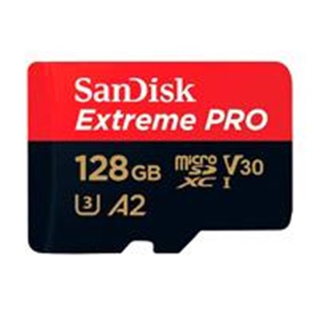 SDSQXCD-128G-GN6MA MEMORIA SANDISK EXTREME PRO 128GB MICRO SDXC 200MB/S 4K CLASE 10 A2 V30 C/ADAPTADOR