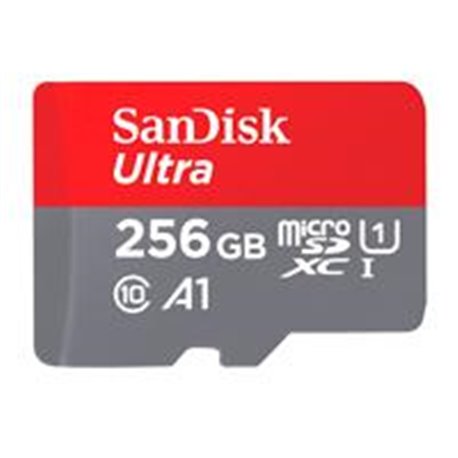 SDSQUAC-256G-GN6MA MEMORIA SANDISK 256GB MICRO SDXC ULTRA 150MB/S CLASE 10 C/ADAPTADOR