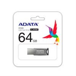 AUV250-64G-RBK MEMORIA ADATA 64GB USB 2.0 UV250 METALICA