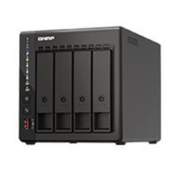 TS-453E-8G-US NAS QNAP TS-453E-8G / 4 BAHIAS / TORRE / INTEL CELERON 4NUCLEOS 2.6GHZ / 8GB RAM DDR4 / LAN 2,5GBE(2) / HDMI(2) / 