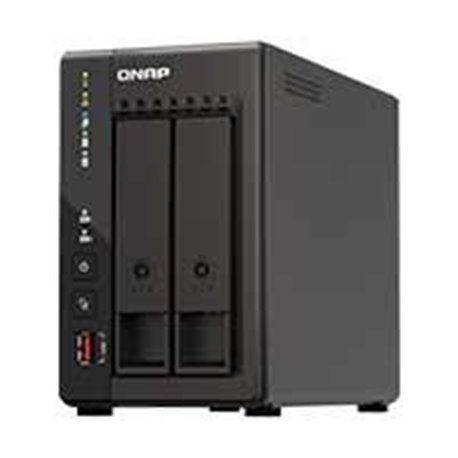 TS-253E-8G-US NAS QNAP TS-253E-8G / 2 BAHIAS / TORRE / INTEL CELERON 4NUCLEOS 2.6GHZ / 8GB RAM DDR4 / LAN 2,5GBE(2) / WAKE ON LA