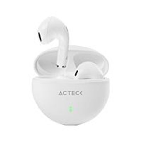 AC-935111 AUDIFONOS ACTECK SENSE EP230 / INALAMBRICOS / BLUETOOTH / CONTROL TACTIL / PROTECCION IPX4 CONTRA SALPICADURAS / BLANC