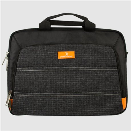 MOCHILA SLIM PERFECT CHOICE PARA LAPTOP 15-17 GLITCH NEGRO