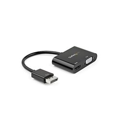 ADAPTADOR STARTECH DISPLAYPORT A HDMI VGA -DONGLE CONVERTIDOR DISPLAYPORT 1.2 HBR2 A HDMI 2.0 (4K 60Hz) o VGA 1080p -ADAPTADOR D