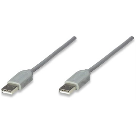 CABLE MANHATTAN USB A-a 1.8M GRIS