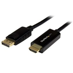 CABLE STARTECH DE 5M ADAPTADOR DISPLAYPORT A HDMI - 4K 30Hz - CABLE ADAPTADOR PASIVO DISPLAYPORT A HDMI-CABLE CONVERTIDOR DP