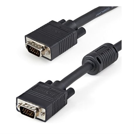 CABLE STARTECH DE 3M DE VIDEO VGA COAXIAL ALTA RESOLUCION PARA MONITOR HD15 MACHO-HD15 MACHO