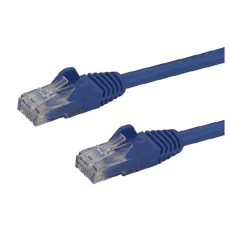 CABLE STARTECH PATCH DE RED DE 30CM AZUL CAT6 UTP ETHERNET GIGABIT RJ45 SIN ENGANCHES