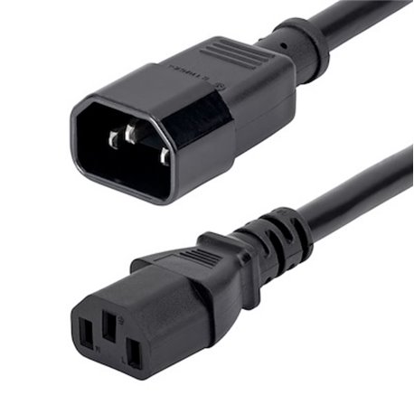 CABLE STARTECH DE 90CM EXTENSOR DE EXTENSION STANDAR CORRIENTE PARA PC COMPUTADORA PC C14 A C13