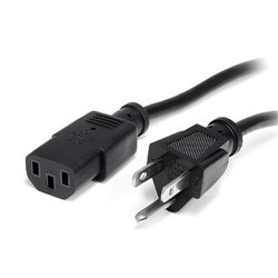 CABLE STARTECH DE 3MTS DE ALIMENTACION ESTANDAR PARA COMPUTADORA NEMA 5-15P A C13 MACHO a HEMBRA StarTech.com PXT101_10