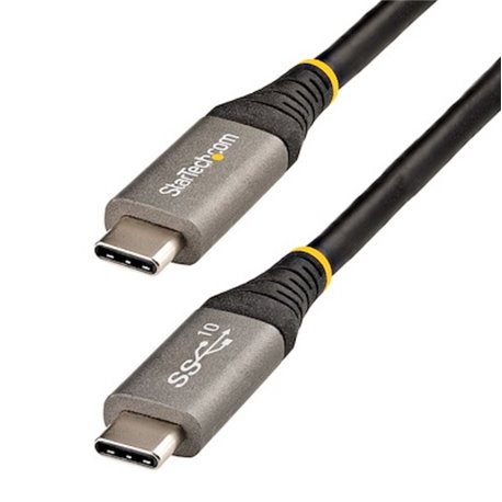 CABLE STARTECH DE 1M USB-C DE 10GBPS-CABLE USB TIPO C CERTIFICADO POR USB-IF-CABLE USB TIPO C USB 3.1/3.2 GEN 2 CON CARGA POR