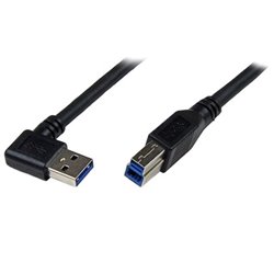 CABLE STARTECH USB 3.0 USB B MACHO A ADAP USB A MACHO ANGULO DERECHO