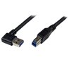 CABLE STARTECH USB 3.0 USB B MACHO A ADAP USB A MACHO ANGULO DERECHO