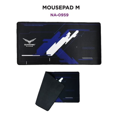 MOUSEPAD NACEB M 30X60CM 4MM NEGRO
