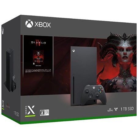 CONSOLA XBOX SERIES X 1TB DIABLO BUNDLE NEGRO CAJA MALTRATADA JAPANESE