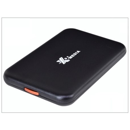 KIT P/CREAR HD 2.5 EXTERNO USB 2.0 SATA NEGRO XMEDIA EN-2251-BK