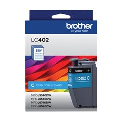 TINTA BROTHER LC402C CIAN MFC-J5340DW / MFC-J6540DW / MFC-J6940DW (550 PAG)