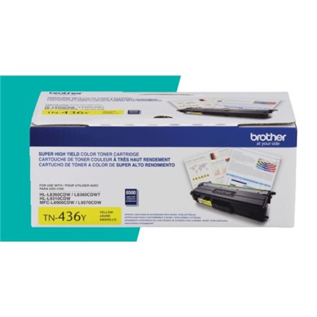 TONER BROTHER TN436Y AMARILLO HLL9310CDW/MFCL8900CDW/MFCL9570CDW (6 500 PAG)