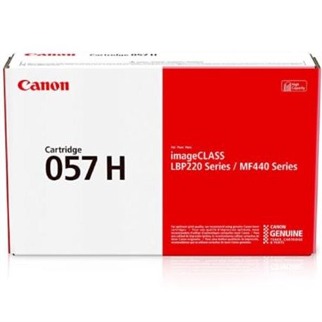 TONER CANON 057 H 3010C001AA NEGRO ALTO RENDIMIENTO Image Class LBP220/MF440 ( 10 000 PAG)