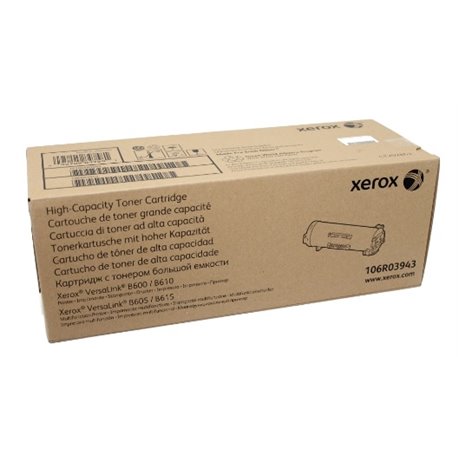 TONER XEROX 106R03943 NEGRO VERSALINK B600/B605/B610/B615 (25 900 PAG).