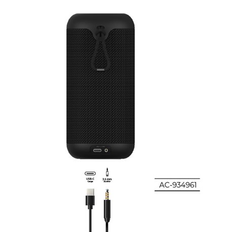 BOCINAS ACTECK GLEE MAX AP460 BLUETOOTH 5.0 TWS IPX5 10W ALIMENTACION USB C BATERIA RECARGABLE
