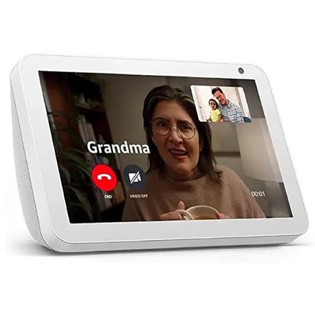 ASISTENTE AMAZON ALEXA SHOW PANTALLA 8 PULGADAS BLANCA