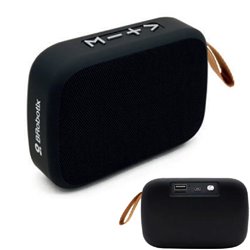 BOCINA BROBOTIX BLUETOOTH FM/USB NEGRO