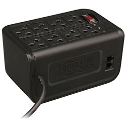 REGULADOR TRIPPLITE VR1208R 1200VA 8 NEMA 5-15R CON SUPRESOR DE PICOS 120V/60Hz