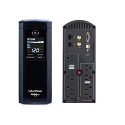 NO BREAK SMART CYBERPOWER CP1500AVRLCDA LCD 1.50 KVA/900W AVR MINITORRE 12 NEMA 5-15R 120V ENERGY STAR