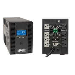 UPS SmartPro INTERACTIVO TRIPPLITE SMART1300LCDT 1.3kVA/720W AVR TORRE 8 NEMA 5-15R 120V DISPLAY LCD
