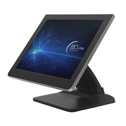 MONITOR TOUCH EC LINE EC-FS-1538-TS 15IN LED-LCD USB HDMI COLOR NEGRO 1024 PIX
