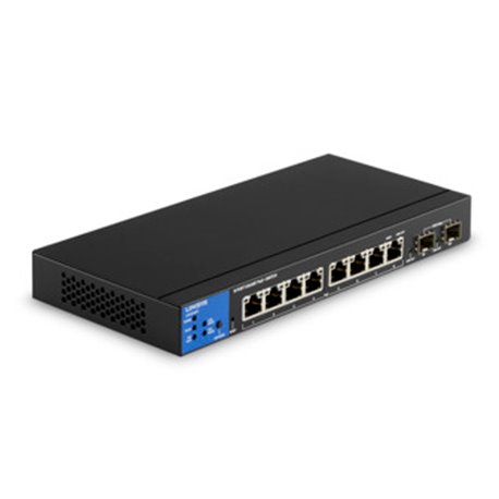 SWITCH PoE LINKSYS LGS310MPC ADMINISTRABLE DE ESCRITORIO 8 PUERTOS GIGABIT POE+ (110W) 2 PTOS SFP GIGABIT UPLINK