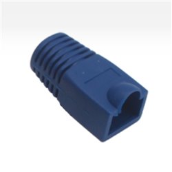 BOTA SAXXON S902B1 PARA CONECTOR PLUG RJ45 CAT 6 / COLOR AZUL / PAQUETE 100 PZAS