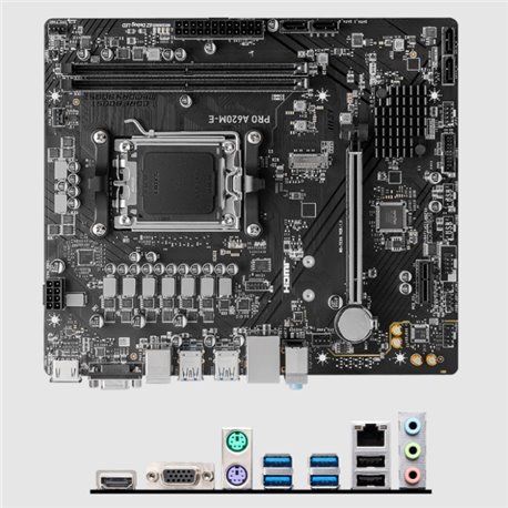 MB MSI PRO A620M-E SOCKET AM5 2*DDR5 6000MHZ HDMI VGA