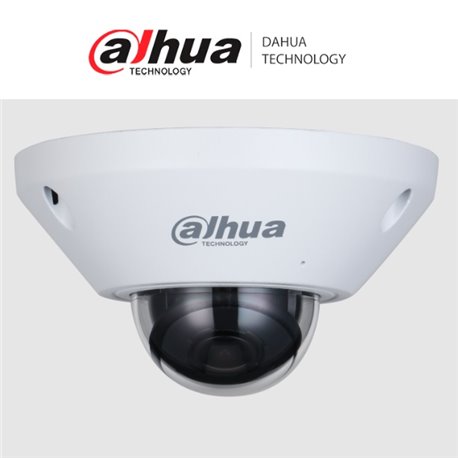 CAMARA DAHUA IP FISH EYE DE 5 MEGAPIXELES WINZMIND APER 360 GDOS H.265+ POE WDR REAL MICROFONO INTEGRADO IPC-EB5541N-AS