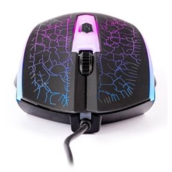 MOUSE GAMER NACEB ALAMBRICO NEGRO ILUMINADO 1200DPI 4 BOTONES