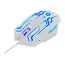 MOUSE GAMER VORTRED ALAMBRICO LEGACY RGB USB 3600 DPI BLANCO