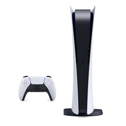 CONSOLA PLAYSTATION 5 PS5 SONY 825GB DIGITAL EDITION BLANCO/NEGRO