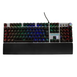 TECLADO GAMER VORTRED ALAMBRICO RESISTANCE RGB USB NEGRO